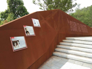 土默特左耐候钢挡土墙